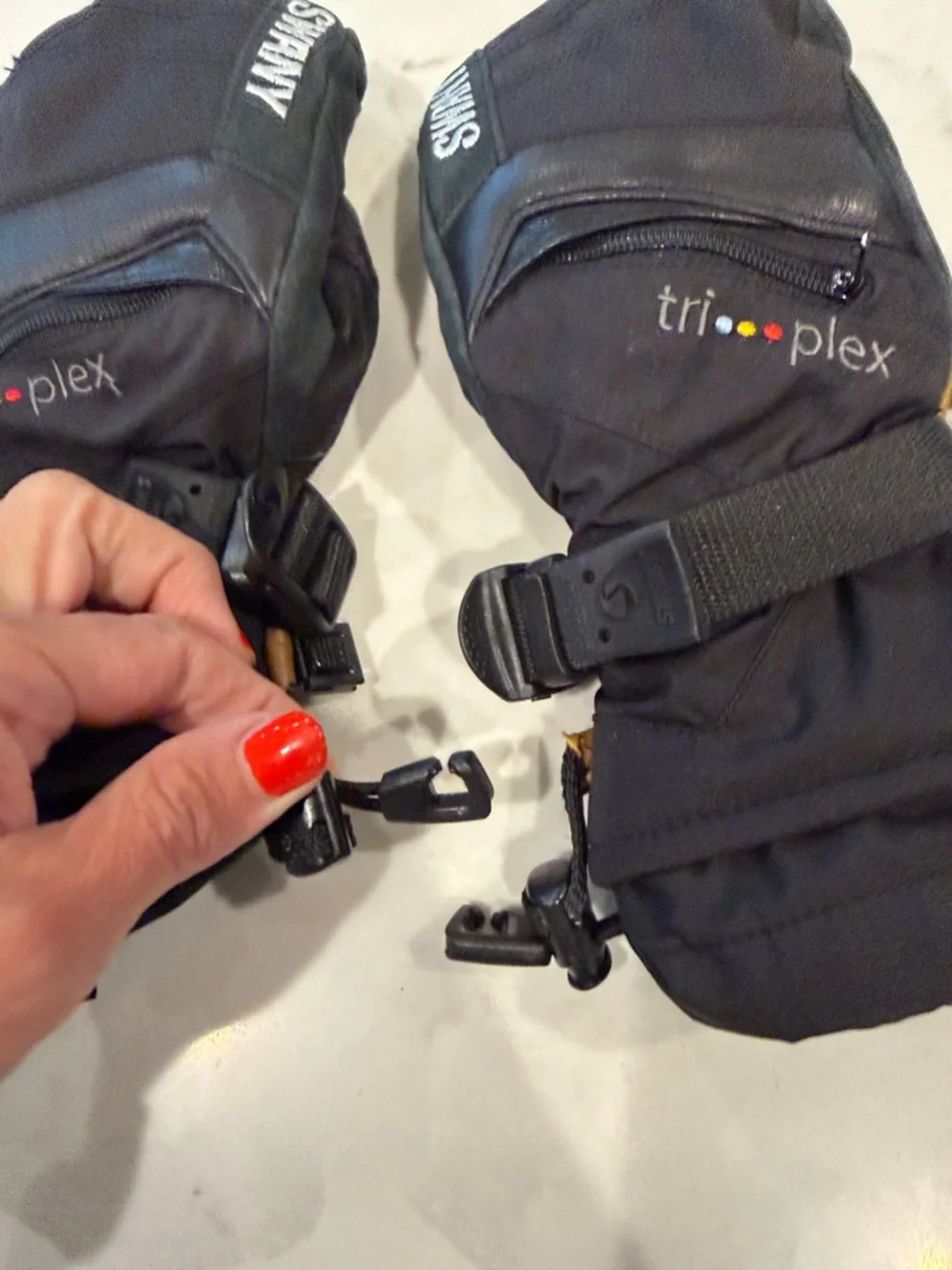Swany Ski Mittens with Tri-Plex Detail